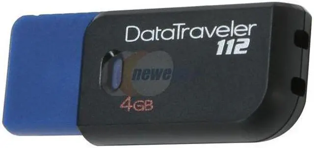 Main image of Kingston DataTraveler 112 4GB USB2.0 Flash Drive W/ E-Tail clamshell DT112/4GBET - OEM