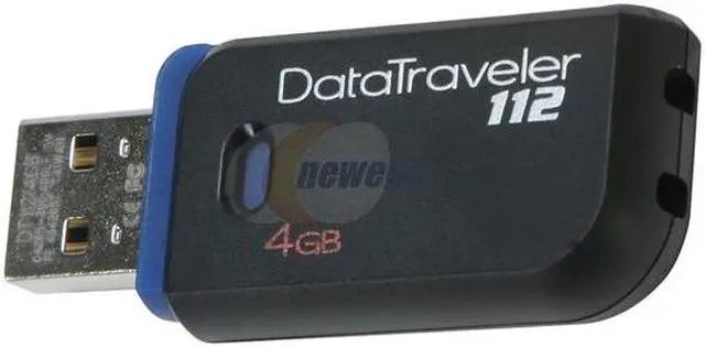 Alt view image 2 of 4 - Kingston DataTraveler 112 4GB USB2.0 Flash Drive W/ E-Tail clamshell DT112/4GBET - OEM