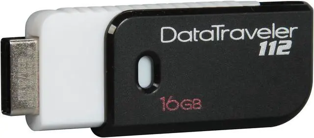 Main image of Kingston DataTraveler 112 16GB USB2.0 Flash Drive W/ E-Tail clamshell DT112/16GBET - OEM