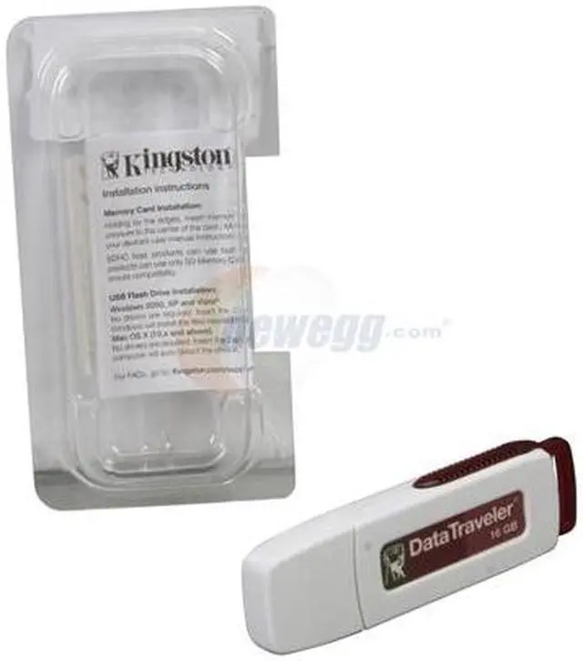 Alt view image 4 of 4 - Kingston DataTraveler I 16GB USB2.0 Flash Drive W/ E-Tail clamshell DTI/16GBET - OEM