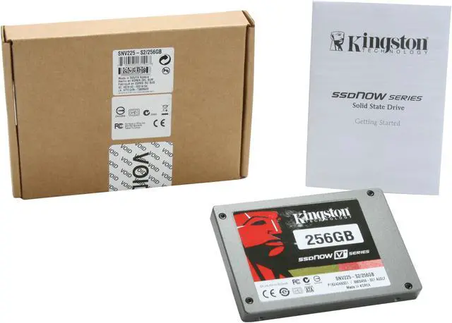 Alt view image 5 of 5 - Kingston SSDNow V+ 2.5" 256GB SATA II MLC Internal Solid State Drive (SSD) SNV225-S2/256GB