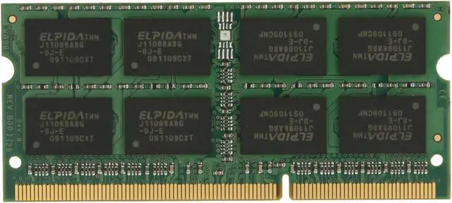 Alt view image 3 of 4 - Kingston ValueRAM 2GB 204-Pin DDR3 SO-DIMM DDR3 1333 (PC3 10600) Laptop Memory Model KVR1333D3S9/2G