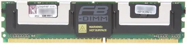 Main image of Kingston ValueRAM 2GB ECC Fully Buffered DDR2 667 (PC2 5300) Server Memory Model KVR667D2S4F5/2G