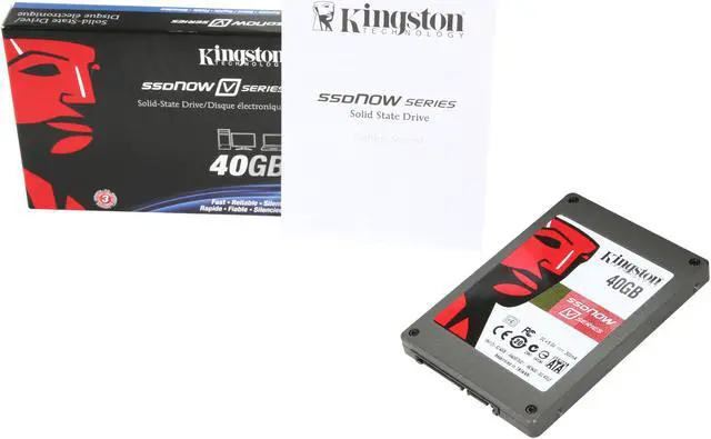 Alt view image 5 of 5 - Kingston SSDNow V Series 2.5" 40GB SATA II MLC Internal Solid State Drive (SSD) SNV125-S2/40GB