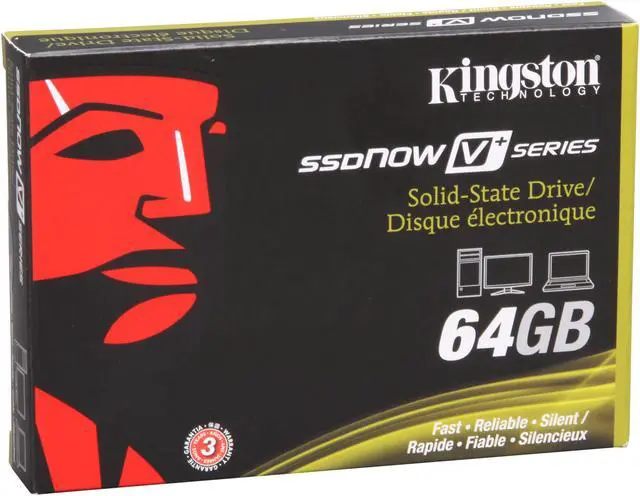 Main image of Kingston SSDNow V+ Series 2.5" 64GB SATA II MLC Internal Solid State Drive (SSD) SNVP325-S2/64GB