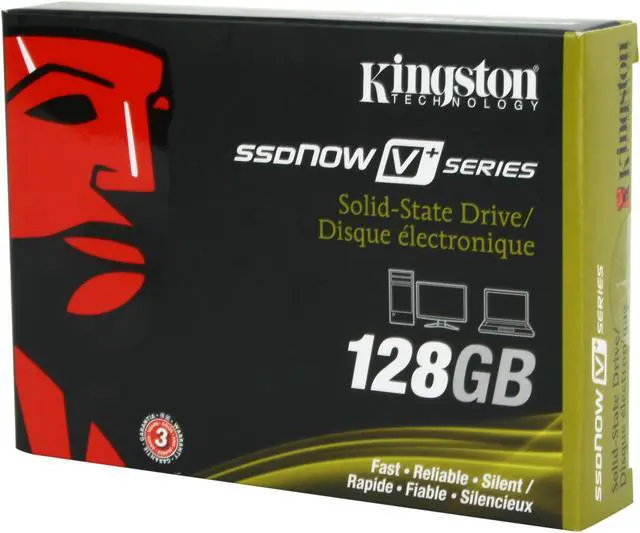 Main image of Kingston SSDNow V+ Series 2.5" 128GB SATA II MLC Internal Solid State Drive (SSD) SNVP325-S2/128GB