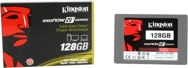Alt view image 6 of 6 - Kingston SSDNow V+ Series 2.5" 128GB SATA II MLC Internal Solid State Drive (SSD) SNVP325-S2/128GB