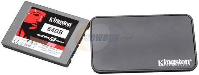 Alt view image 2 of 6 - Kingston SSDNow V+ Series 2.5" 64GB SATA II MLC Internal Solid State Drive (SSD) SNVP325-S2B/64GB