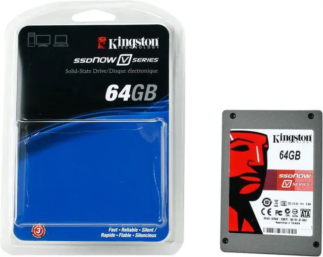 Alt view image 6 of 6 - Kingston SSDNow V Series 2.5" 64GB SATA II Internal Solid State Drive (SSD) SNV425-S2/64GB