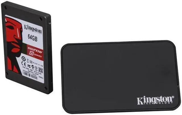 Alt view image 2 of 7 - Kingston SSDNow V Series SNV425-S2BN/64GB 2.5" Notebook Bundle 64GB SATA II Internal Solid State Drive (SSD)