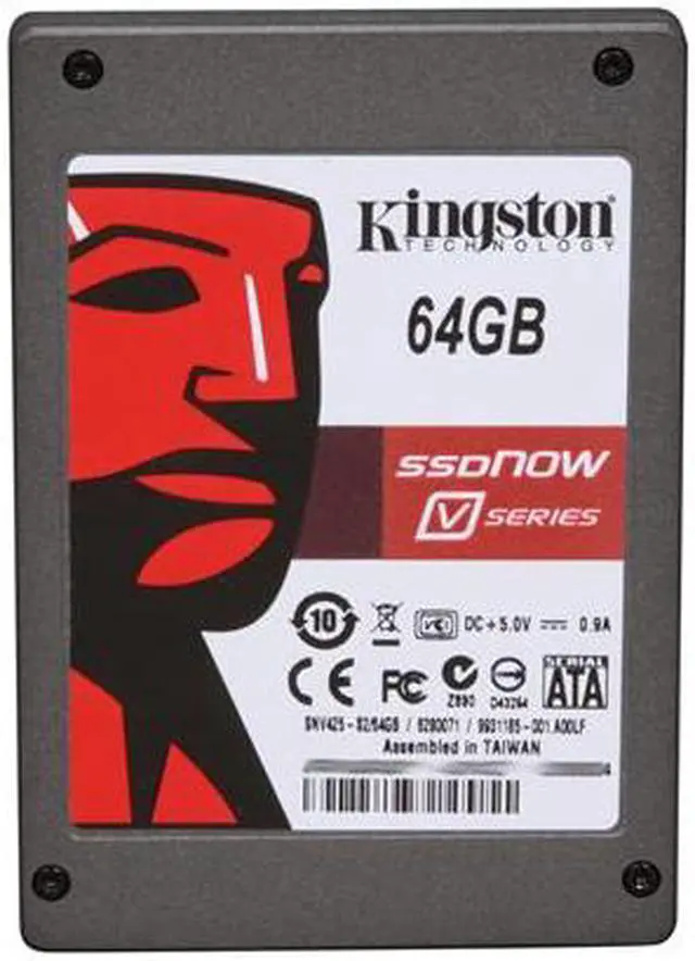 Alt view image 3 of 7 - Kingston SSDNow V Series SNV425-S2BN/64GB 2.5" Notebook Bundle 64GB SATA II Internal Solid State Drive (SSD)