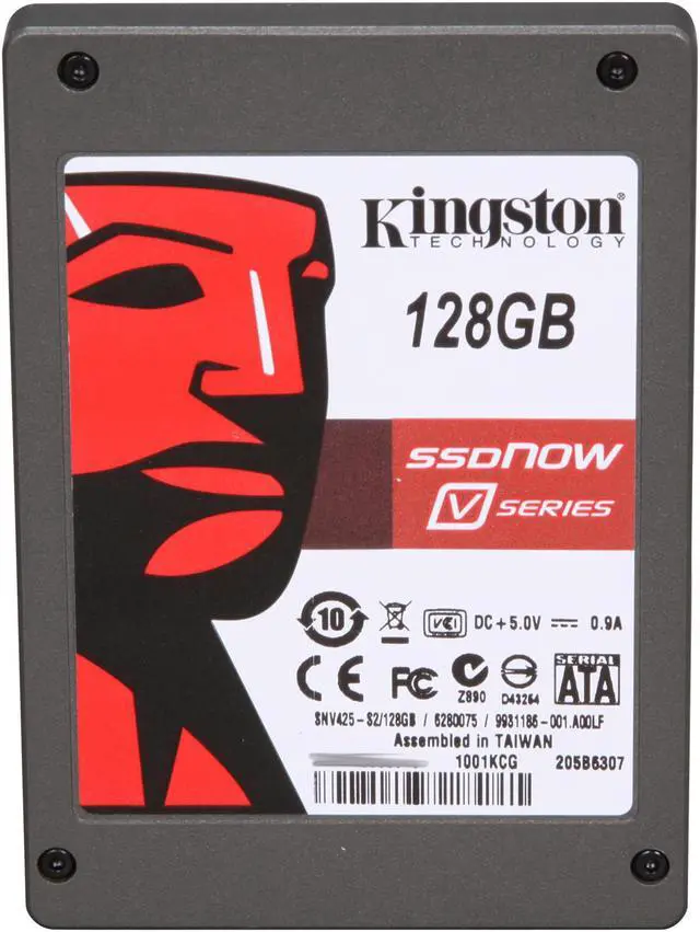 Alt view image 3 of 6 - Kingston SSDNow V Series 2.5" 128GB SATA II Internal Solid State Drive (SSD) SNV425-S2/128GB