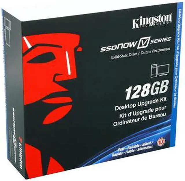 Main image of Kingston SSDNow V Series SNV425-S2BD/128GB 2.5" Desktop Bundle 128GB SATA II Internal Solid State Drive (SSD)