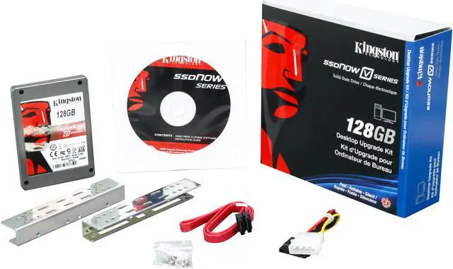 Alt view image 8 of 8 - Kingston SSDNow V Series SNV425-S2BD/128GB 2.5" Desktop Bundle 128GB SATA II Internal Solid State Drive (SSD)