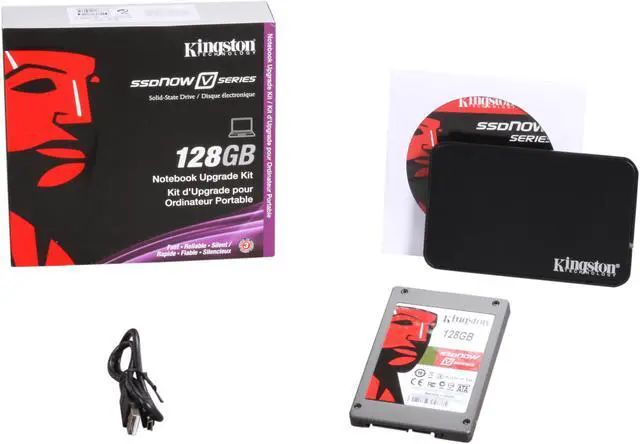 Alt view image 6 of 6 - Kingston SSDNow V Series SNV425-S2BN/128GB 2.5" Notebook Bundle 128GB SATA II Internal Solid State Drive (SSD)