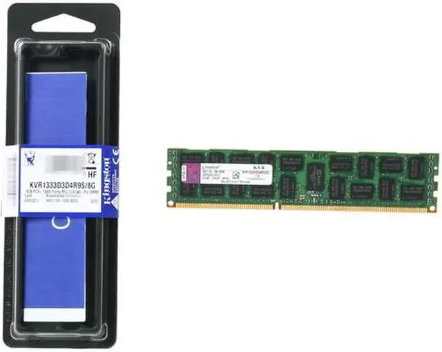 Alt view image 3 of 3 - Kingston 8GB ECC Registered DDR3 1333 Server Memory Model KVR1333D3D4R9S/8G