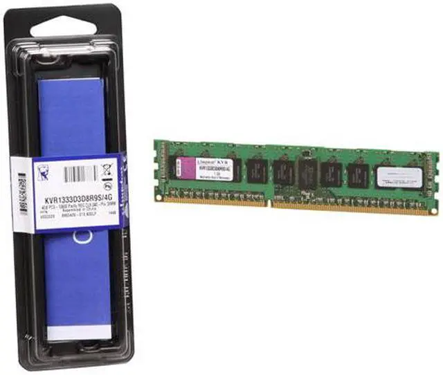 Alt view image 3 of 3 - Kingston 4GB ECC Registered DDR3 1333 Server Memory Model KVR1333D3D8R9S/4G
