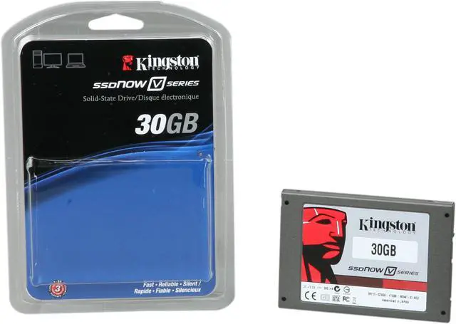 Alt view image 5 of 5 - Kingston SSDNow V Series 2.5" 30GB SATA II Internal Solid State Drive (SSD) SNV125-S2/30GB
