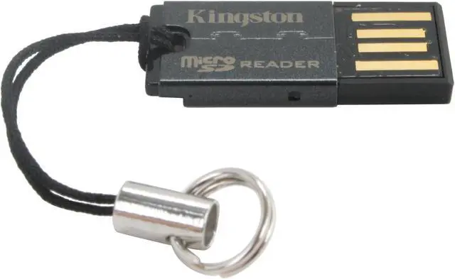 Alt view image 3 of 4 - Kingston 16GB microSDHC Flash Card w/ USB Reader Model MRG2+SDC4/16GB