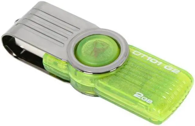 Main image of Kingston DataTraveler 101 Gen 2 2GB USB 2.0 Flash Drive (Lime Green) DT101G2/2GBZ