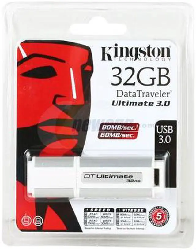 Alt view image 4 of 4 - Kingston DataTraveler Ultimate 3.0 32GB USB 3.0 Flash Drive DTU30/32GB