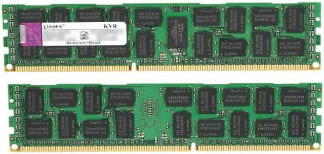 Alt view image 2 of 3 - Kingston 24GB (3 x 8GB) ECC Registered DDR3 1333 (PC3 10600) Server Memory Model KVR1333D3D4R9SK3/24G