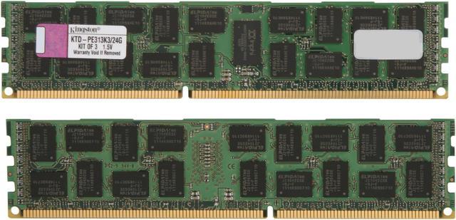 送料無料】Kingston 24GB 1333MHz Reg ECC Kit KTD-PE313K3/24G