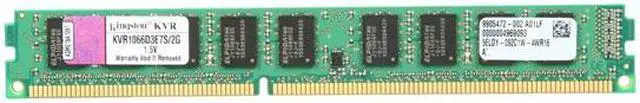 Main image of Kingston ValueRAM 2GB ECC DDR3 1066 (PC3 8500) Server Memory Model KVR1066D3E7S/2G