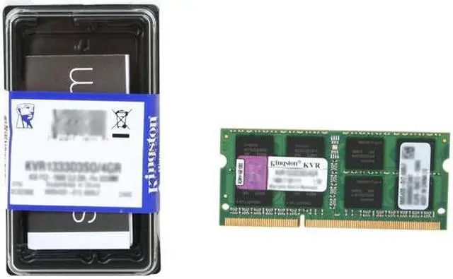 Alt view image 3 of 3 - Kingston 4GB 204-Pin DDR3 SO-DIMM DDR3 1333 Laptop Memory Model KVR1333D3SO/4GR