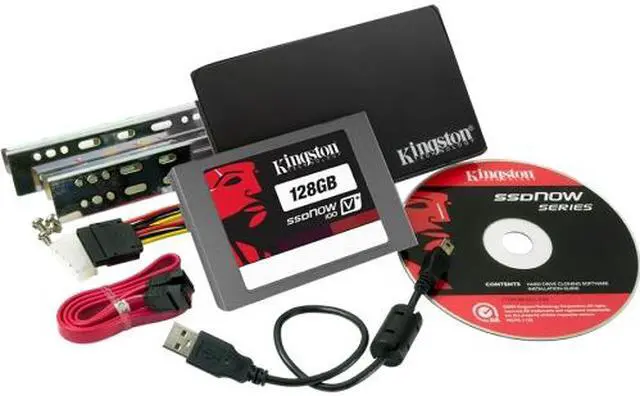 Alt view image 2 of 2 - Kingston SSDNow V+100 2.5" 128GB SATA II MLC Internal Solid State Drive (SSD) SVP100S2B/128GR