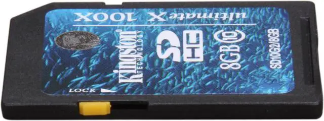 Alt view image 2 of 4 - Kingston 8GB Secure Digital High-Capacity (SDHC) Flash Card Model SD10G2/8GB