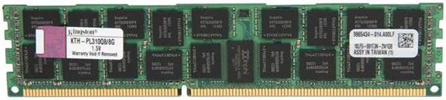 Main image of Kingston 8GB 240-Pin DDR3 SDRAM ECC Registered DDR3 1066 (PC3 8500) System Specific Memory Model KTH-PL310Q8/8G