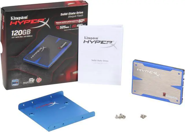 Alt view image 6 of 6 - Kingston HyperX SH100S3/120G 2.5" 120GB SATA III MLC Internal Solid State Drive (SSD) (Stand-alone Drive)
