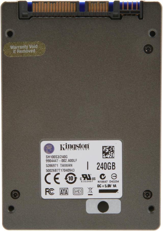 Alt view image 5 of 6 - Kingston HyperX SH100S3/240G 2.5" 240GB SATA III MLC Internal Solid State Drive (SSD) (Stand-alone Drive)