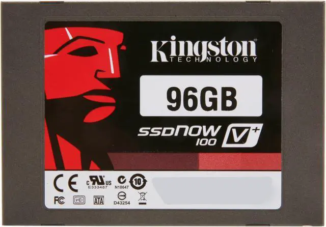 Alt view image 2 of 6 - Kingston SSDNow V+100 2.5" 96GB SATA II MLC Internal Solid State Drive (SSD) KR-S1296-3H