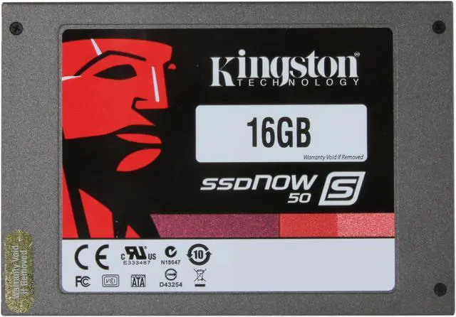 Alt view image 3 of 5 - Kingston SSDNow S50 Series 2.5" 16GB SATA II Internal Solid State Drive (SSD) SS050S2/16G