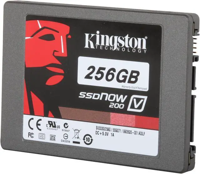 Alt view image 2 of 5 - Kingston SSDNow V200 Series SV200S3/256G 2.5" 256GB SATA III Internal Solid State Drive (SSD) (Stand-alone drive)