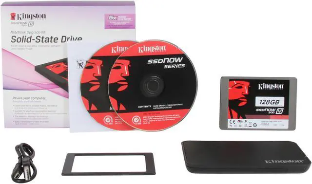 Alt view image 6 of 6 - Kingston SSDNow V200 Series SV200S3N7A/128G 2.5" 128GB SATA III Internal Solid State Drive (SSD) (Notebook upgrade kit)