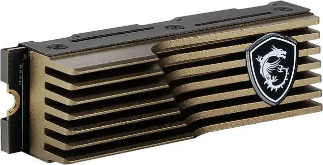 Alt view image 6 of 10 - MSI SPATIUM M480 Heatsink M.2 2280 2TB PCIe Gen4x4, NVMe 1.4 3D NAND Internal Solid State Drive (SSD)