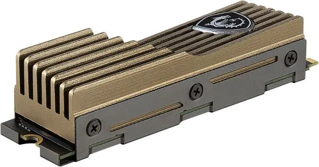 Alt view image 7 of 10 - MSI SPATIUM M480 Heatsink M.2 2280 2TB PCIe Gen4x4, NVMe 1.4 3D NAND Internal Solid State Drive (SSD)