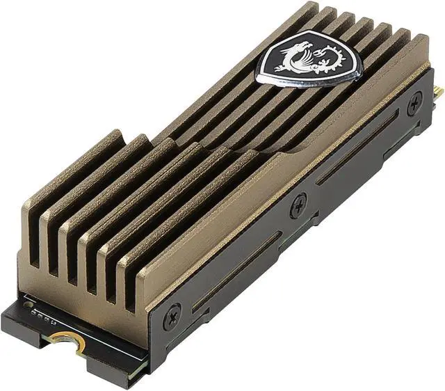 Alt view image 8 of 10 - MSI SPATIUM M480 Heatsink M.2 2280 2TB PCIe Gen4x4, NVMe 1.4 3D NAND Internal Solid State Drive (SSD)
