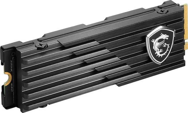 Alt view image 3 of 6 - MSI SPATIUM Series M.2 2280 1TB PCI-Express 4.0 x4 3D NAND Internal Solid State Drive (SSD) M480 PS5™ Compatible Heatsink