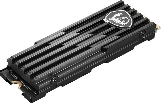 Alt view image 5 of 7 - MSI SPATIUM Series M.2 2280 2TB PCI-Express 4.0 x4 3D NAND Internal Solid State Drive (SSD) M480 PS5™ Compatible Heatsink