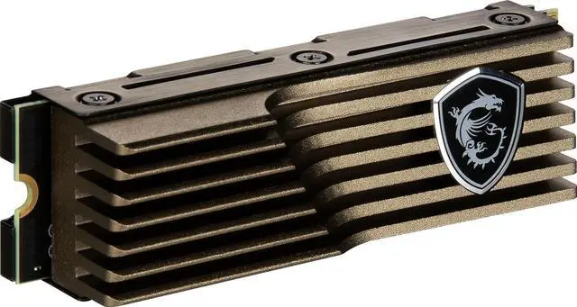 Alt view image 3 of 9 - MSI SPATIUM M570 with Heatsink GEN5 SSD M.2 2280 2TB PCI-Express 5.0 x4 Internal Solid State Drive (SSD) SM570N2TBH