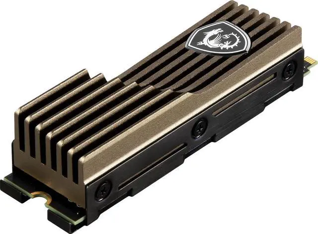 Alt view image 4 of 9 - MSI SPATIUM M570 with Heatsink GEN5 SSD M.2 2280 2TB PCI-Express 5.0 x4 Internal Solid State Drive (SSD) SM570N2TBH
