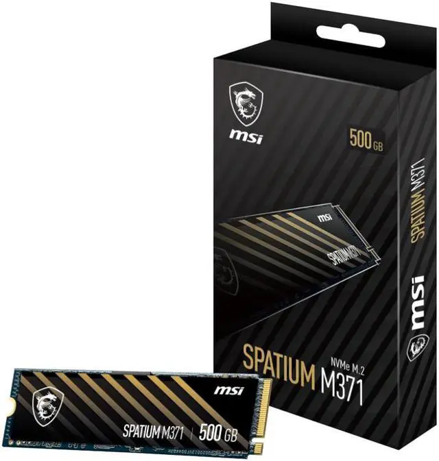 MSI SPATIUM Series M.2 2280 500GB PCI-Express 3.0 x4 3D NAND