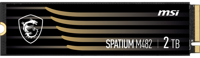 MSI SPATIUM Series M482 M.2 2280 2TB PCI-Express 4.0 x4 Internal Solid State Drive (SSD) - SM482N2TB