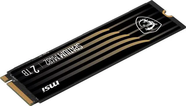 Alt view image 4 of 5 - MSI SPATIUM Series M482 M.2 2280 2TB PCI-Express 4.0 x4 Internal Solid State Drive (SSD) - SM482N2TB