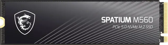 Main image of MSI SPATIUM M560 PCIe 5.0 NVMe M.2 1TB Solid State Drive (SSD) - SM560N1TB
