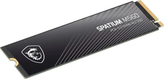 Alt view image 2 of 6 - MSI SPATIUM M560 PCIe 5.0 NVMe M.2 1TB Solid State Drive (SSD) - SM560N1TB